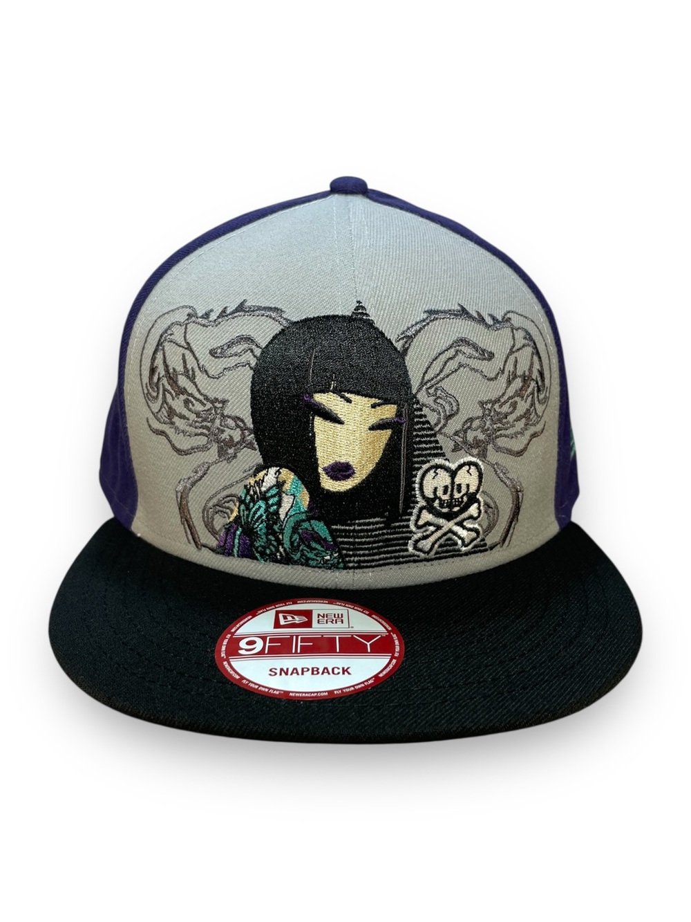 New Era 9FIFTY Tokidoki Snapback Cap Hat Triangulate Dragon Tattooed Girl NWT